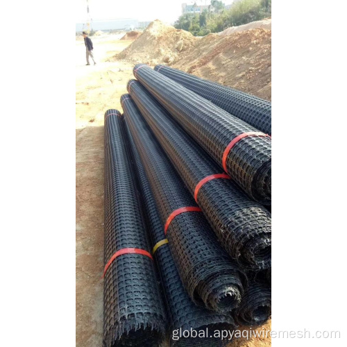 High Tensile Strength Geogrid Wholesale Uniaxial Plastic Geogrid PP Biaxial Geogrid 40/40Kn For Road Reinforcement Manufactory